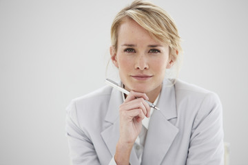 Beautiful woman at work