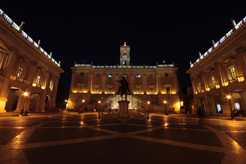 Fototapeta premium campidoglio shot with a super wide angle lens