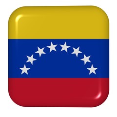 Fototapeta premium button in colors of Venezuela