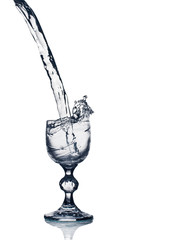 Wine glas isolated