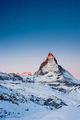 Foto op Plexiglas Matterhorn Matterhorn bij zonsopgang