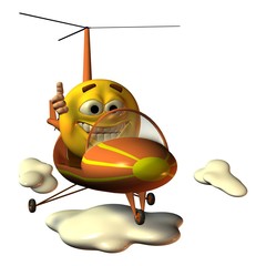 Smilie, der Wolkenstürmer © Winne