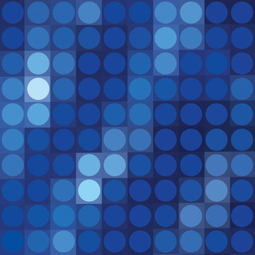 Blue dots mosaic - works great as a background