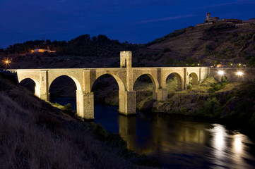 Fototapeta premium Roman bridge, Alcantara, Caceres Province, Extremadura, Spain