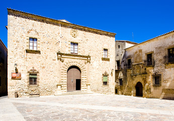 Fototapeta na wymiar Pałac Biskupów, Cáceres, Estremadura, Hiszpania