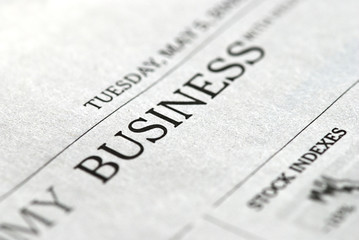 &Uuml;berschrift Zeitung