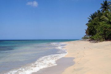 Fototapeta na wymiar Karibischer Strand