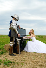 The knight and bride