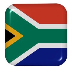 button in colors of South Africa