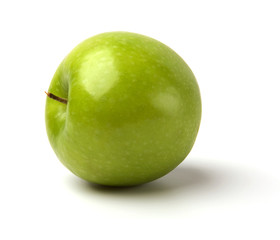 green apple isolated on white background