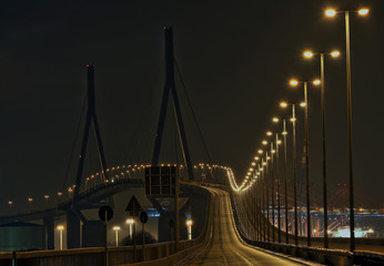 Obraz premium Köhlbrandbrücke