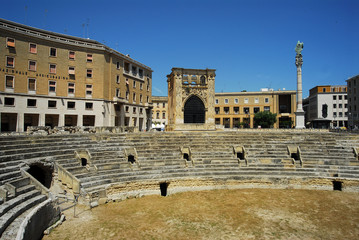 Anfiteatro romano a Lecce - Puglia