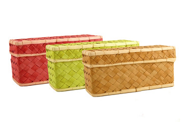trois petits paniers déco