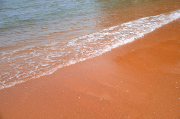 Sable orange du parc Abel Tasman - Nouvelle Zélande