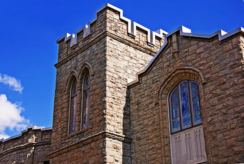 Fototapeta premium Ancient Brick Church