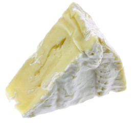 portion fromage camembert fond blanc