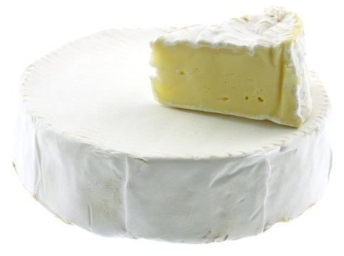 fromage camembert fond blanc