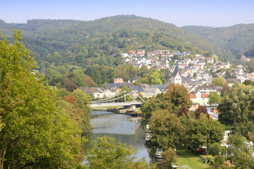 Blick auf Nassau an der Lahn
