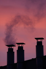 industrial smokestack