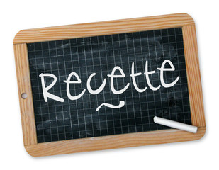 Ardoise "Recette"