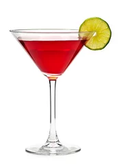 Muurstickers Cosmopolitan cocktail drink © Elenathewise