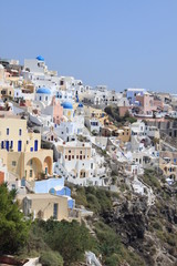 Fototapeta premium Village d'Oia à Santorin - Cyclades - Grèce