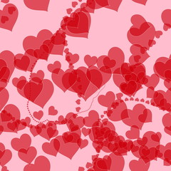 Heart romance valentines background