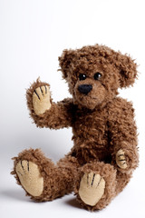 Beautiful toy , bear Teddy.
