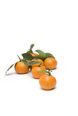 oranges with leaves backgrounds