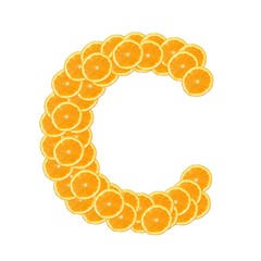 orange fruit alphabet