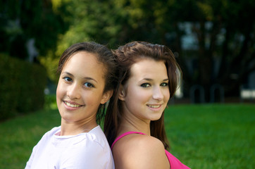 Fototapeta premium Teenager girls