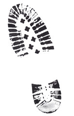 Schuhabdruck