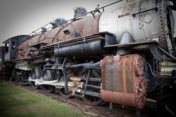 Fototapeta na wymiar Old Steam Train