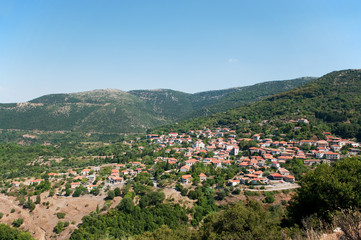 Fototapeta premium Greek village