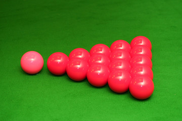 Snooker balls