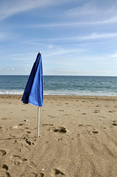 Sombrilla solitaria
