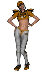 Football woman