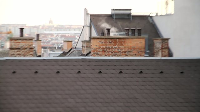 Rauchender Schornstein