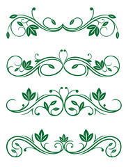 Vintage floral decorations