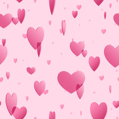 Heart background seamless tile