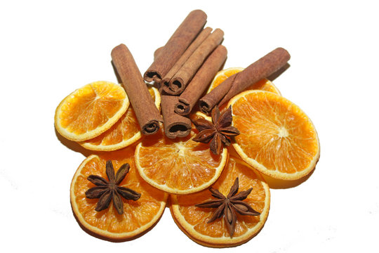 canelle, orange et badiane