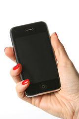 Cell phone in a hand 4
