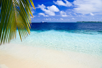 Plakat Tropikalna Paradise na Malediwach