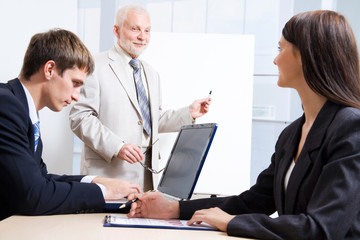 Fototapeta premium Business people in the office