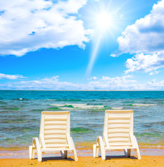 beach under sun