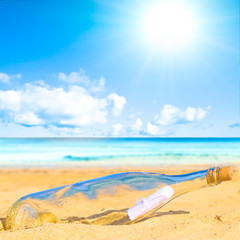 Fototapeta na wymiar beach under sun