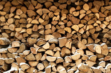 Chopped up wood