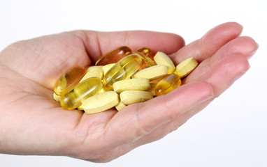 handful of supplements