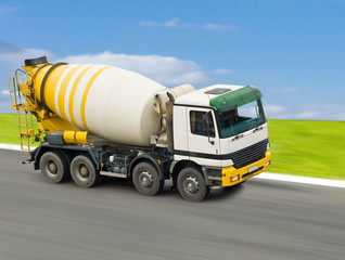 concrete mixer truck
