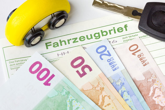 Fahrzeugbrief, Geld und Z&uuml;ndschl&uuml;ssel